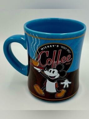 NEW Mickey's “Really Swell” Coffee Brand 16 oz. Mug Disney Theme Parks Mouse
